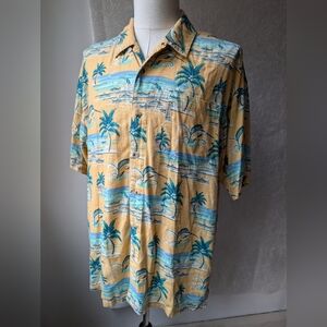 Rayon Linen Flax Men's Fishing Boat Dress Shirt